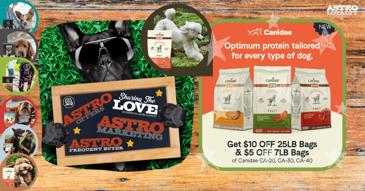 Astro Brand of the Week: Canidae Jumps in with All Four Feet!